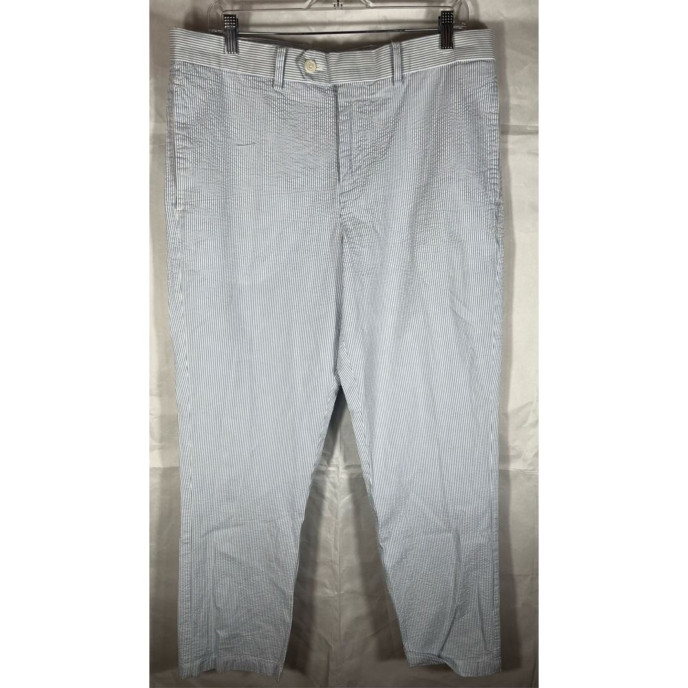 Tailorbyrd seasucker striped pants